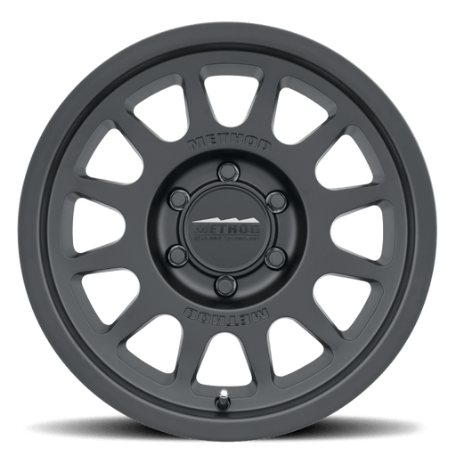 Method Wheels MR703 Matte Black 17x8.5 ET0 Offset 6x135 Bolt Pattern Wheels offroad accessory | Iron Ridge Offroad