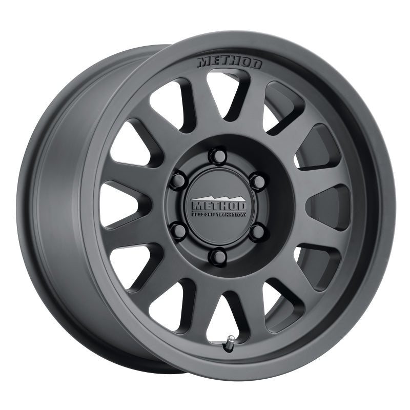 Method Wheels MR704 Matte Black 17x8.5 ET0 Offset 6x135 Bolt Pattern Wheels offroad accessory | Iron Ridge Offroad