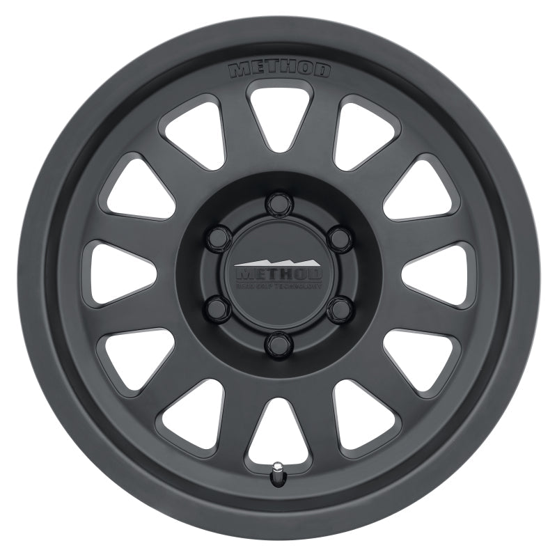 Method Wheels MR704 Matte Black 17x8.5 ET0 Offset 6x135 Bolt Pattern Wheels offroad accessory | Iron Ridge Offroad