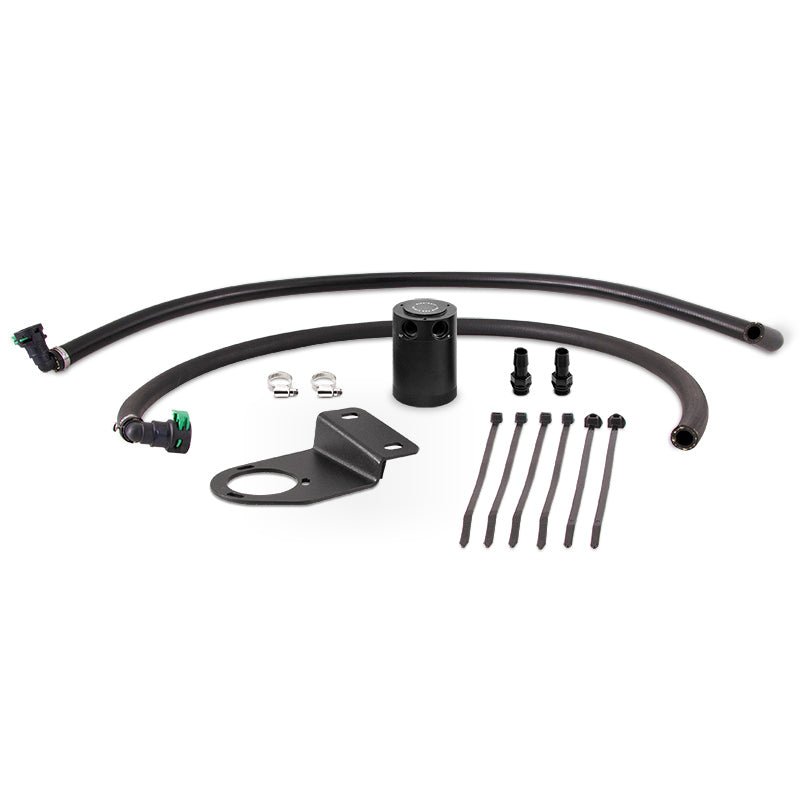 Mishimoto 19+ Ford Ranger Baffled Oil Catch Can Kit - Black Engine Components offroad accessory | Iron Ridge Offroad
