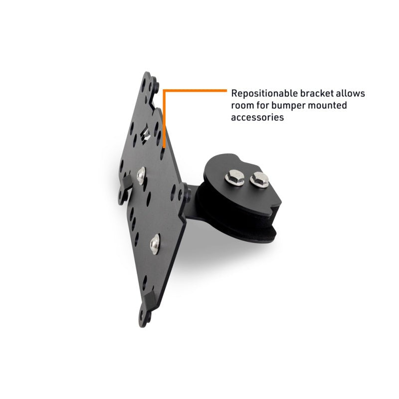 Mishimoto 2022+ Chevy Silverado Tow Hook License Plate Relocation Bracket | Chevrolet Silverado EV, GMC Sierra 3500 HD, Suburban, Yukon XL (MMLP-T1-22) Exterior Styling offroad accessory | Iron Ridge Offroad