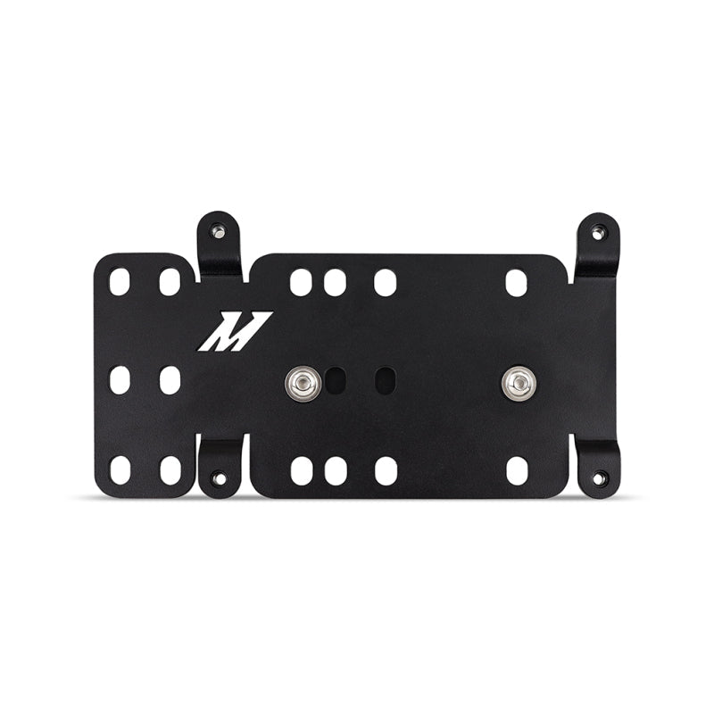 Mishimoto 2022+ Chevy Silverado Tow Hook License Plate Relocation Bracket | Chevrolet Silverado EV, GMC Sierra 3500 HD, Suburban, Yukon XL (MMLP-T1-22) Exterior Styling offroad accessory | Iron Ridge Offroad