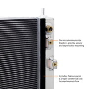 Mishimoto Aluminum Radiator | Chevrolet Silverado 1500 / GMC Sierra 1500 (19-26) (MMRAD-T1-19) Cooling offroad accessory | Iron Ridge Offroad