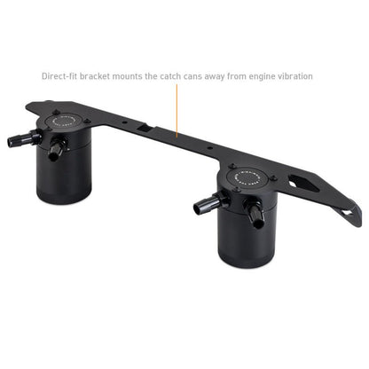 Mishimoto Baffled Oil Catch Can System - 2023+ Ford Bronco 2.7L Engine Components offroad accessory | Iron Ridge Offroad