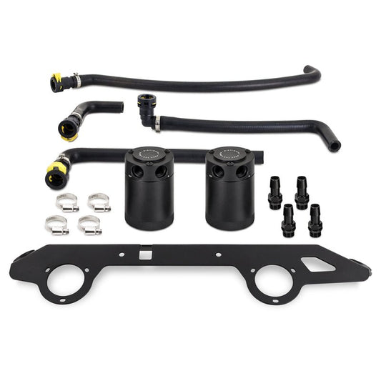 Mishimoto Baffled Oil Catch Can System - 2023+ Ford Bronco 2.7L Engine Components offroad accessory | Iron Ridge Offroad
