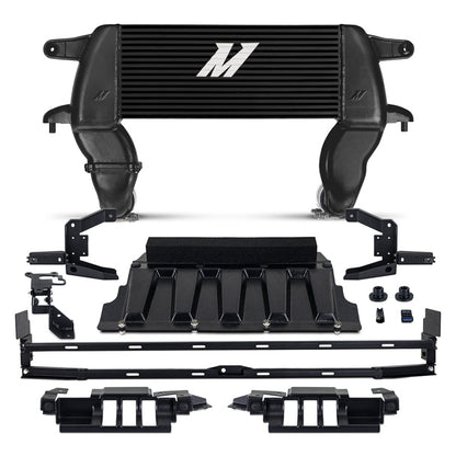 Mishimoto Black High Mount Intercooler Kit - 2021+ Ford Bronco 2.3L / 2.7L Forced Induction offroad accessory | Iron Ridge Offroad