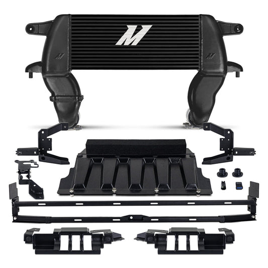 Mishimoto Black High Mount Intercooler Kit - 2021+ Ford Bronco 2.3L / 2.7L Forced Induction offroad accessory | Iron Ridge Offroad