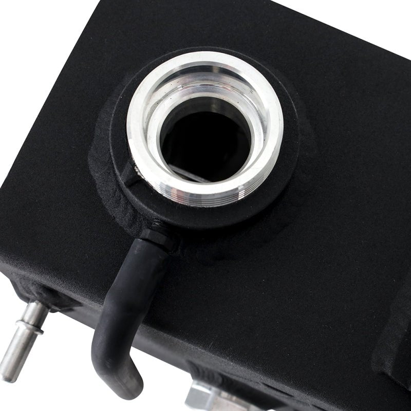 Mishimoto Coolant Expansion Tank Micro Wrinkle Black - 2021+ Ford Bronco 2.3L / 2.7L Cooling offroad accessory | Iron Ridge Offroad