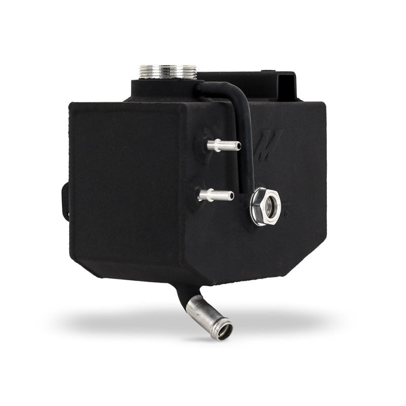 Mishimoto Coolant Expansion Tank Micro Wrinkle Black - 2021+ Ford Bronco 2.3L / 2.7L Cooling offroad accessory | Iron Ridge Offroad