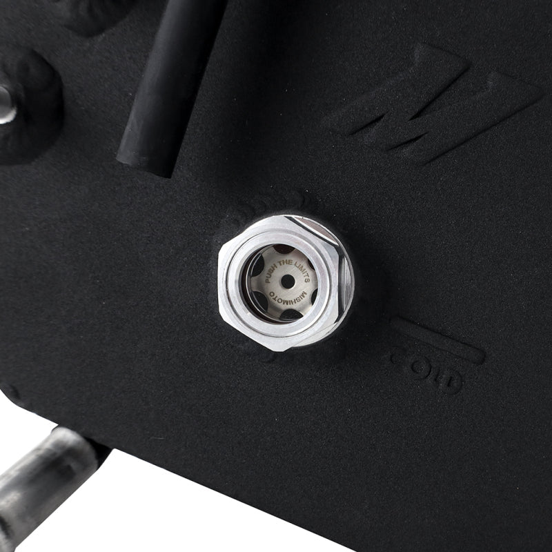 Mishimoto Coolant Expansion Tank Micro Wrinkle Black - 2021+ Ford Bronco 2.3L / 2.7L Cooling offroad accessory | Iron Ridge Offroad