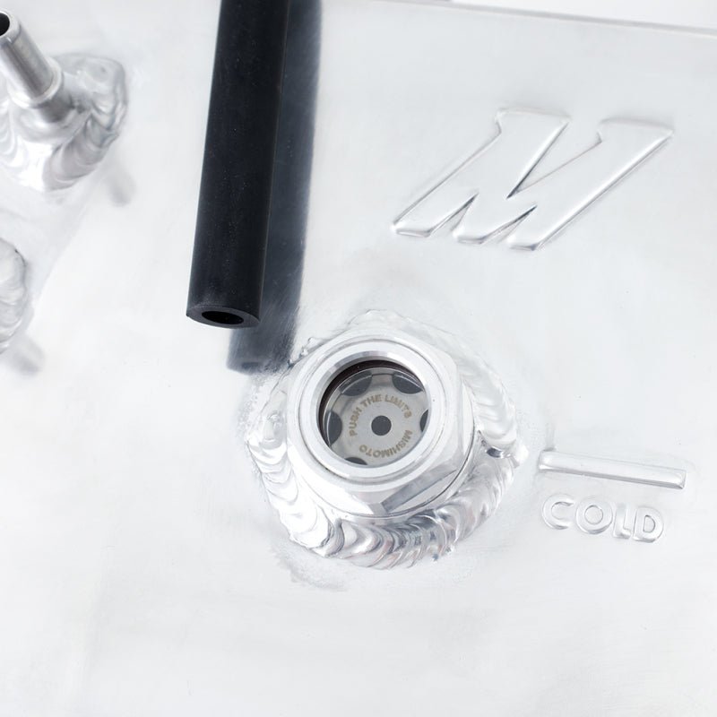 Mishimoto Coolant Expansion Tank Polished - 2021+ Ford Bronco 2.3L / 2.7L Cooling offroad accessory | Iron Ridge Offroad