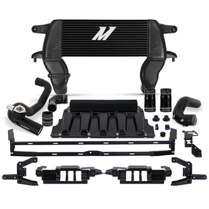 Mishimoto High - Mount Intercooler Kit Black Core / Black Pipes - 2021+ Ford Bronco 2.3L Forced Induction offroad accessory | Iron Ridge Offroad