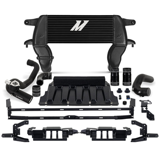 Mishimoto High - Mount Intercooler Kit Black Core / Black Pipes - 2021+ Ford Bronco 2.3L Forced Induction offroad accessory | Iron Ridge Offroad