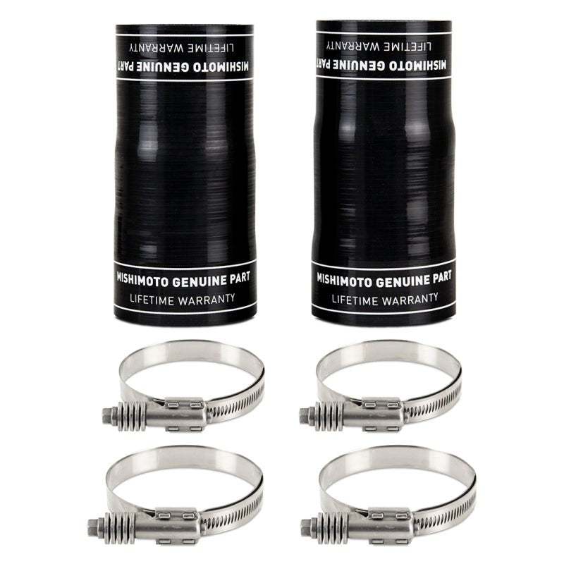 Mishimoto High - Mount Intercooler Kit Black Core / Polished Pipes - 2021+ Ford Bronco 2.3L Forced Induction offroad accessory | Iron Ridge Offroad