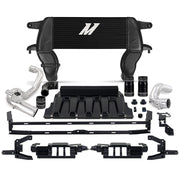 Mishimoto High - Mount Intercooler Kit Black Core / Polished Pipes - 2021+ Ford Bronco 2.3L Forced Induction offroad accessory | Iron Ridge Offroad