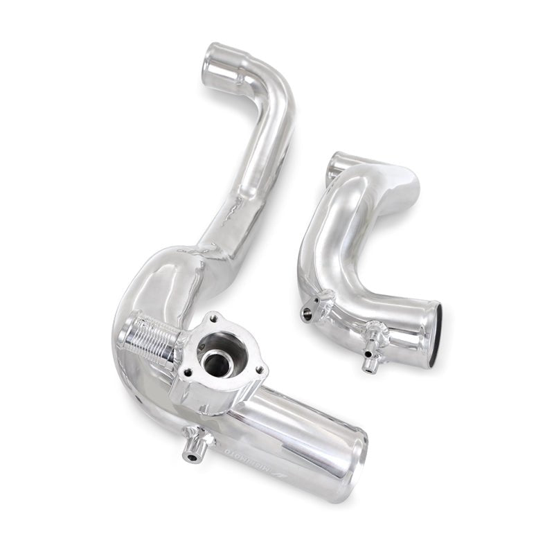 Mishimoto High - Mount Intercooler Kit Black Core / Polished Pipes - 2021+ Ford Bronco 2.3L Forced Induction offroad accessory | Iron Ridge Offroad