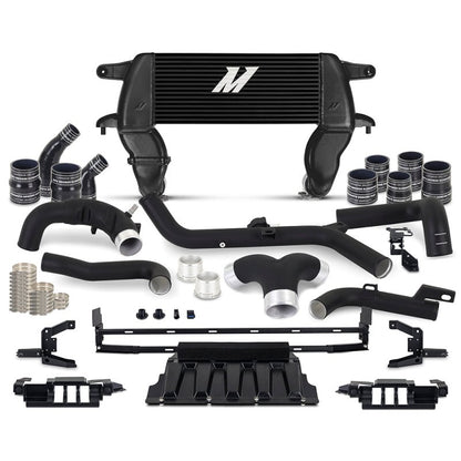 Mishimoto High Mount Intercooler Kit Black Pipes / Black Core - 2021+ Ford Bronco 2.7L Forced Induction offroad accessory | Iron Ridge Offroad
