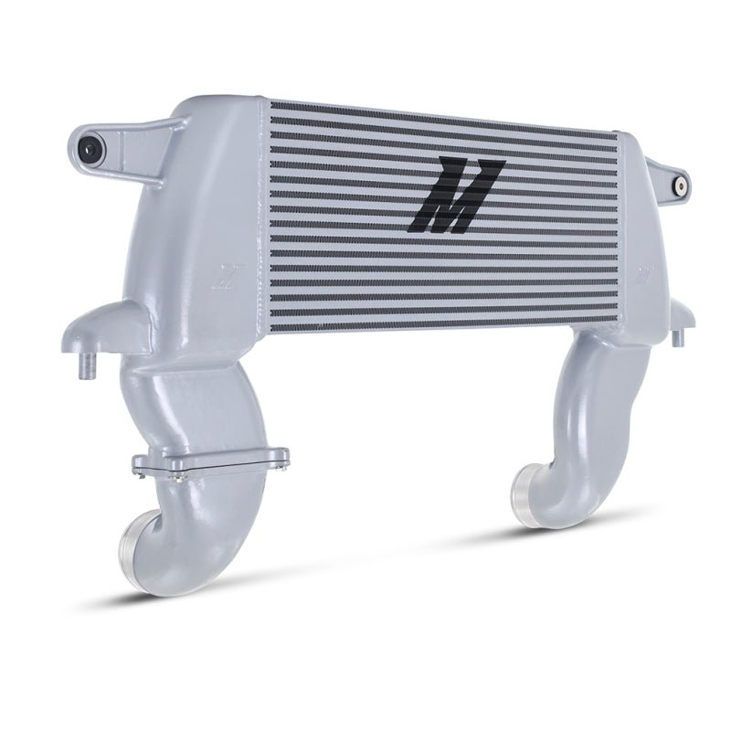 Mishimoto High Mount Intercooler Kit Black Pipes / Sliver Core - 2021+ Ford Bronco 2.7L Forced Induction offroad accessory | Iron Ridge Offroad
