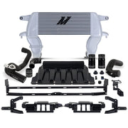 Mishimoto High - Mount Intercooler Kit Silver Core / Black Pipes - 2021+ Ford Bronco 2.3L Forced Induction offroad accessory | Iron Ridge Offroad