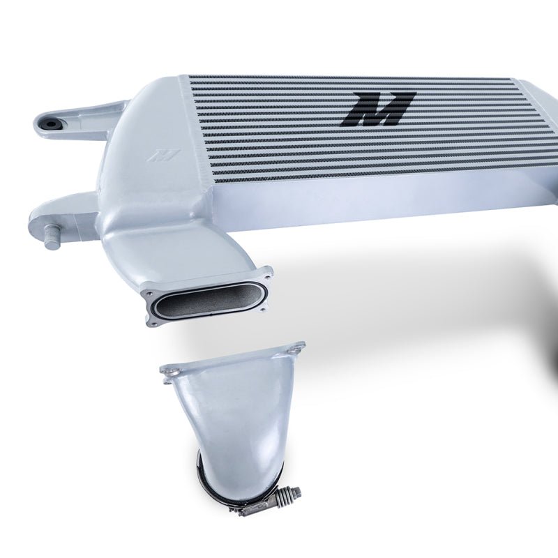 Mishimoto High Mount Intercooler Kit Sliver Core / Polished Pipes - 2021+ Ford Bronco 2.3L Forced Induction offroad accessory | Iron Ridge Offroad