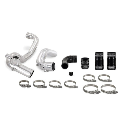 Mishimoto High - Mount Intercooler Pipe Upgrade Kit Polished - 2021+ Ford Bronco 2.3L Forced Induction offroad accessory | Iron Ridge Offroad