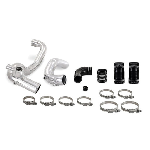 Mishimoto High - Mount Intercooler Pipe Upgrade Kit Polished - 2021+ Ford Bronco 2.3L Forced Induction offroad accessory | Iron Ridge Offroad