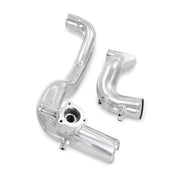 Mishimoto High - Mount Intercooler Pipe Upgrade Kit Polished - 2021+ Ford Bronco 2.3L Forced Induction offroad accessory | Iron Ridge Offroad