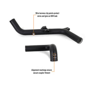Mishimoto High - Mount Intercooler Pipe Upgrade Kit Wrinkle Black - 2021+ Ford Bronco 2.7L Forced Induction offroad accessory | Iron Ridge Offroad