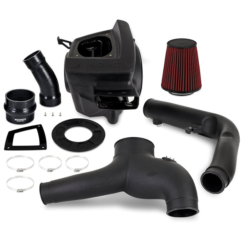 Mishimoto Intake/Snorkel Bundle Oiled Filter - 2021+ Ford Bronco 2.7L Air Intake Systems offroad accessory | Iron Ridge Offroad