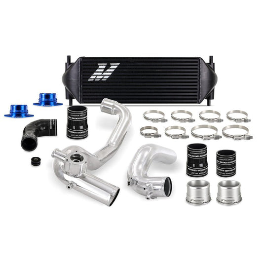 Mishimoto Performance Intercooler Kit Black Core / Polished Pipes - 2021+ Ford Bronco 2.3L Forced Induction offroad accessory | Iron Ridge Offroad