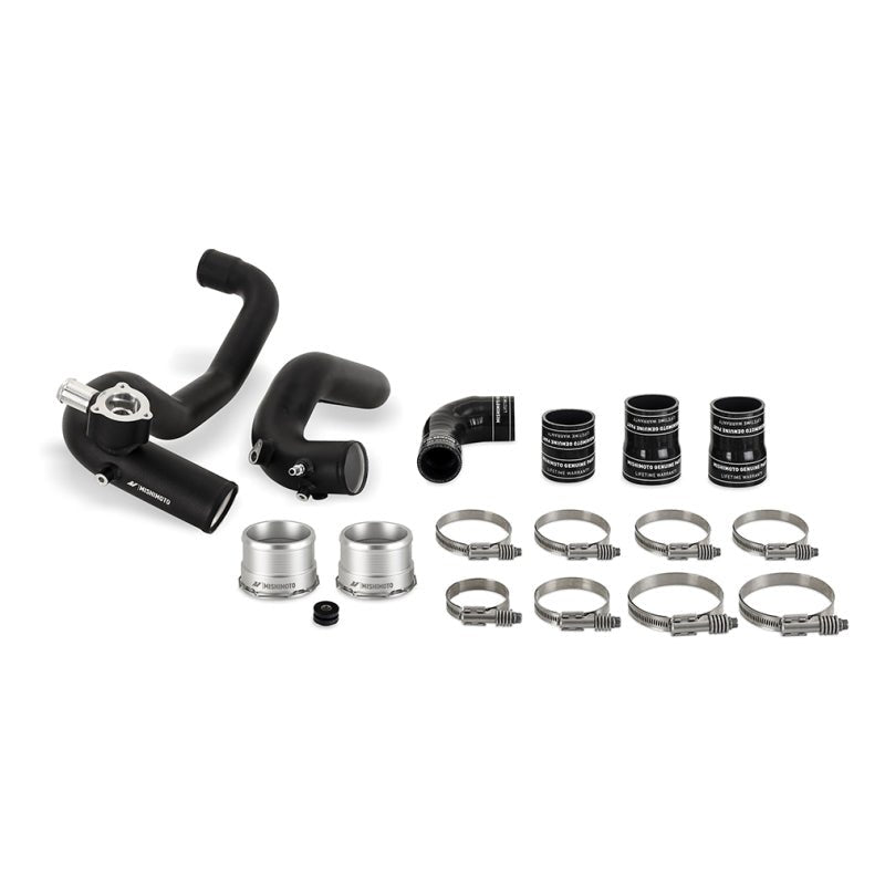 Mishimoto Performance Intercooler Pipe Kit Micro Wrinkle Black - 2021+ Ford Bronco 2.3L Forced Induction offroad accessory | Iron Ridge Offroad