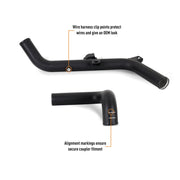 Mishimoto Performance Intercooler Pipe Kit Micro Wrinkle Black - 2021+ Ford Bronco 2.7L Forced Induction offroad accessory | Iron Ridge Offroad