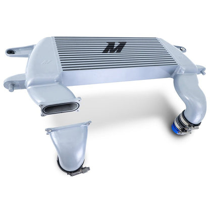 Mishimoto Silver High Mount Intercooler Kit - 2021+ Ford Bronco 2.3L / 2.7L Forced Induction offroad accessory | Iron Ridge Offroad