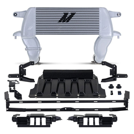 Mishimoto Silver High Mount Intercooler Kit - 2021+ Ford Bronco 2.3L / 2.7L Forced Induction offroad accessory | Iron Ridge Offroad