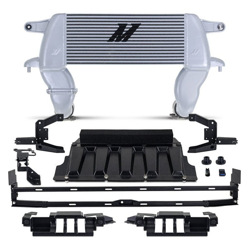 Mishimoto Silver High Mount Intercooler Kit - 2021+ Ford Bronco 2.3L / 2.7L Forced Induction offroad accessory | Iron Ridge Offroad