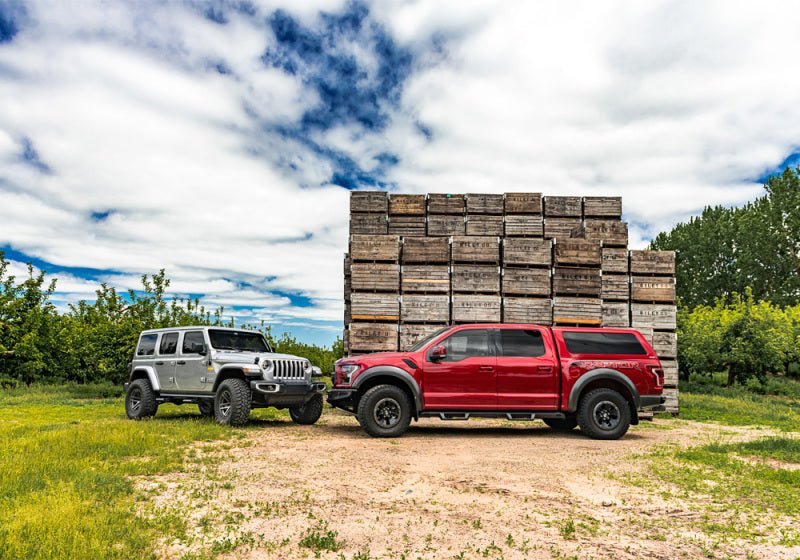 N - Fab EPYX 2019 Ford Ranger Crew Cab - Cab Length - Tex. Black Nerf Bars & Running Boards offroad accessory | Iron Ridge Offroad