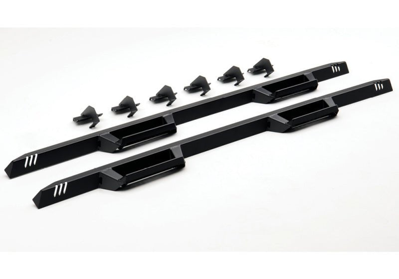 N - Fab EPYX 2019 Ford Ranger Crew Cab - Cab Length - Tex. Black Nerf Bars & Running Boards offroad accessory | Iron Ridge Offroad