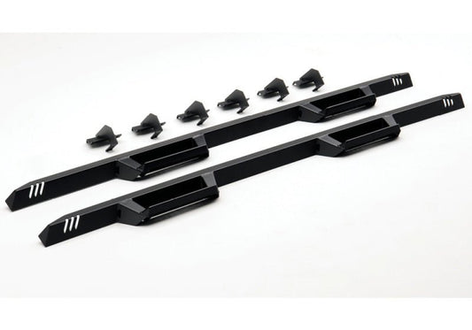 N - Fab EPYX 2019 Ford Ranger Crew Cab - Cab Length - Tex. Black Nerf Bars & Running Boards offroad accessory | Iron Ridge Offroad