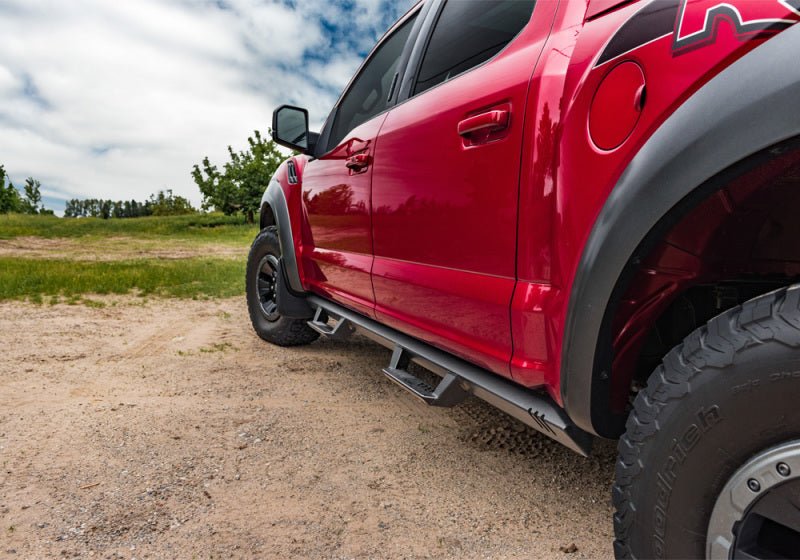 N - Fab EPYX Full Length Running Boards Texture Black - 2021+ Ford Bronco 2DR Nerf Bars & Running Boards offroad accessory | Iron Ridge Offroad
