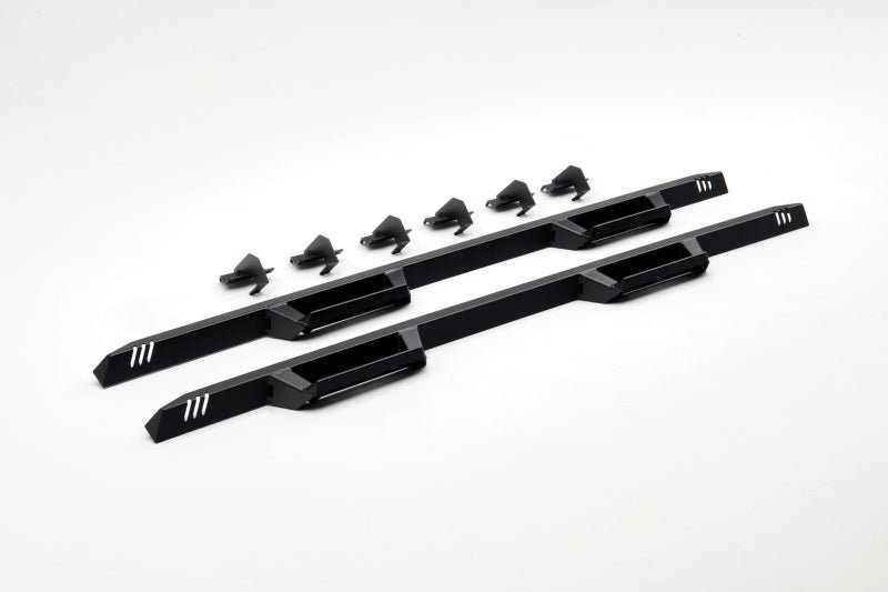N - Fab EPYX Full Length Running Boards Texture Black - 2021+ Ford Bronco 2DR Nerf Bars & Running Boards offroad accessory | Iron Ridge Offroad
