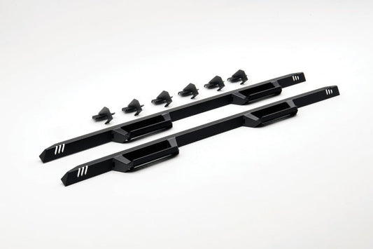 N - Fab EPYX Full Length Running Boards Texture Black - 2021+ Ford Bronco 2DR Nerf Bars & Running Boards offroad accessory | Iron Ridge Offroad