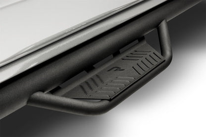 N - Fab Podium Cab Length Nerf Side Step Bars - 2019+ Ford Ranger SuperCrew Nerf Bars & Running Boards offroad accessory | Iron Ridge Offroad