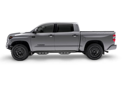 N - Fab Podium Cab Length Nerf Side Step Bars - 2019+ Ford Ranger SuperCrew Nerf Bars & Running Boards offroad accessory | Iron Ridge Offroad
