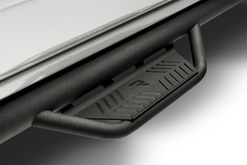 N - Fab Podium Full Length Textured Black - 2021+ Ford Bronco 2DR Nerf Bars & Running Boards offroad accessory | Iron Ridge Offroad
