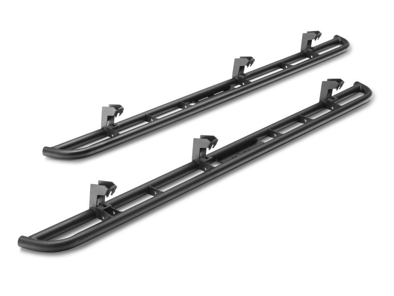 N - Fab RKR Rails 2019 Ford Ranger Crew Cab All Beds - Cab Length - Tex. Black Body Armor & Protection offroad accessory | Iron Ridge Offroad