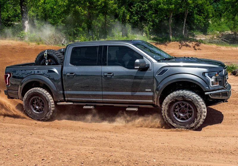 N - Fab RKR Rails 2019 Ford Ranger Crew Cab All Beds - Cab Length - Tex. Black Body Armor & Protection offroad accessory | Iron Ridge Offroad