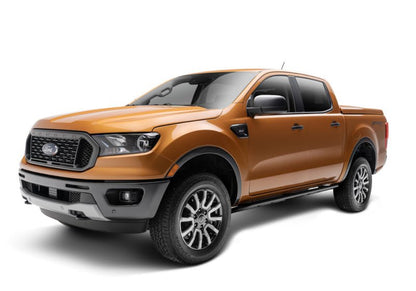 N - Fab RKR Rails 2019 Ford Ranger Crew Cab All Beds - Cab Length - Tex. Black Body Armor & Protection offroad accessory | Iron Ridge Offroad