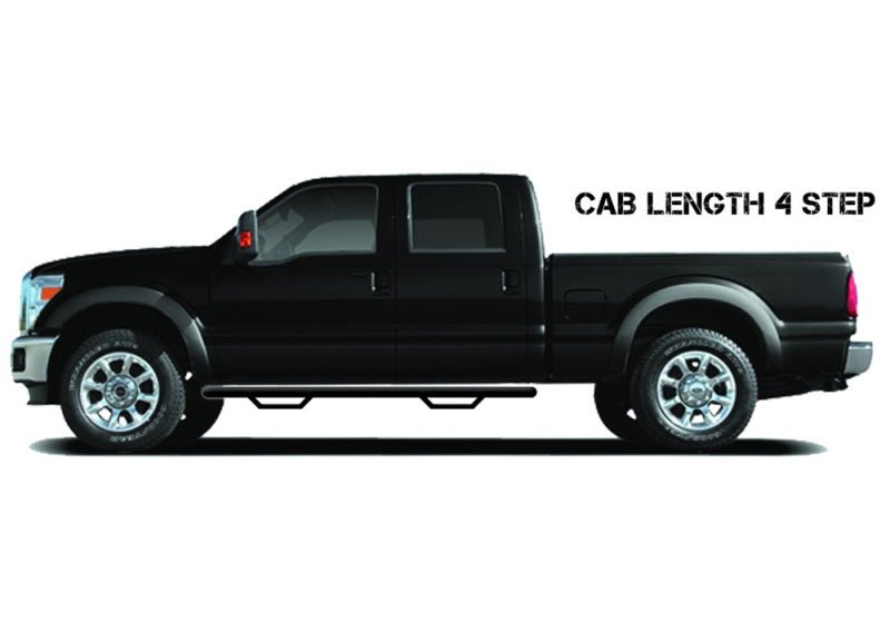 N - Fab RS Nerf Step - 2in Texture Black - 2021+ Ford Bronco 2DR Nerf Bars & Running Boards offroad accessory | Iron Ridge Offroad