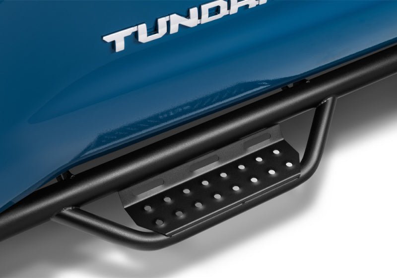 N - Fab RS Nerf Step Texture Black - 2019+ Ford Ranger SuperCrew Nerf Bars & Running Boards offroad accessory | Iron Ridge Offroad