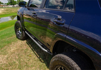 N - Fab Trail Slider Steps 19 - 20 Ford Ranger Crew Cab All Beds - SRW - Textured Black Body Armor & Protection offroad accessory | Iron Ridge Offroad